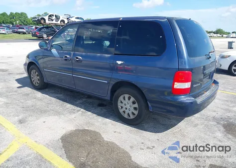 2004 Kia Sedona Ex/Lx z USA, uszkodzony, nr VIN KNDUP131X46567049